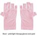 FIOERDTUIE Nail Art Glove Manicure Supplies Hand Protector Protective Gear Multifunctional Compact Size Simple Operation Nail Art Glove Pink - Buy Online on SooperMarket.com