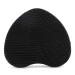 Silicone gloves brush accessories heart shape silicone makeup brush detergent brush for cosmetic washing(Black)