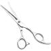 Professional 6.5 inch Hair Cutting Scissors Set for Kids/Women/Men - Barber Salon Kit with Thinning Shears, Saftey Round Head, and Red Handle - Buy Online on SooperMarket.com