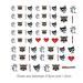 Raccoon Nail Art Decals - Unique Raccoon Collection for Nail Design - Buy Online on SooperMarket.com
