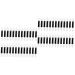 Beavorty 200 pcs make up for face disposable lipstick women eyeshadow brush sponge Mx2pcs Whitex2pcs