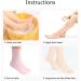 Organic Reusable Spa Socks Size S | Soft Gel Moisturizing Foot Care | Washable Silicone Masks for Smooth Feet (35-39) - Buy Online on SooperMarket.com