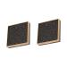 HAPINARY 2 Pcs Empty Eyeshadow Dish Empty Eyeshadow Pans Empty Eye Shadow Empty Eyeshadow Pallet Black