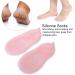 Moisturizing Silicone Gel Socks for Plantar Fasciitis Relief | Anti-Crack Foot Care Tool (L-Rosa) - Buy Online on SooperMarket.com