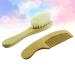STAHAD Baby Grooming Kit - Anti-static Massage Bath Comb & Detangling Brush for Newborns - Wooden Shower Spa Set for Toddlers - Buy Online on SooperMarket.com