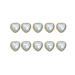 Worparsen Nail Art Decors Attractive Flower Love Heart Bear Modeling Fake Nail Decor Resistant Realistic Looking D