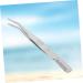 minkissy Lash Cluster Tweezers Eyelashes Tweezer Makeup Tweezer Eyelashes Extension Clip Eyelash Tweezer Stainless Steel Eyebrow Clip medium Silver - Buy Online on SooperMarket.com