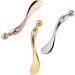 Healeved Makeup Spoon Zinc Cream Spoon Make up Kit Unicorn Horn Clip on Eye Spoon Creami Buttercream Spiral Tool 9.50X1.50X0.50CM Golden - Buy Online on SooperMarket.com