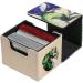 BlackLotos Leather Card Storage Box | Magnetic Trading Card Collection Box | Purple | Fits 100+ Double Sleeved YGO Cards | Collectible Cards Deck | Playing Card Box - Buy Online on SooperMarket.com