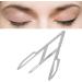 Tiuimk Stainless Steel Eyebrow Microblading Triangle Ruler - Silver - Buy Online on SooperMarket.com