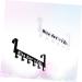 Cabilock 2pcs Metal Clothing Rack Coat Rack Door Hanger Door Hooks Coat Hanger Hanging Door Household 36X18CM As Shown - Buy Online on SooperMarket.com
