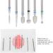 Nail Drill Bits Ceramic Nail Mill Bits Professional Remove Gel Acrylic Cuticle Diamond Tungsten Carbide Tools for Nail Beautify Polishing Clear Care Manicure Pedicure(JG#8) - Buy Online on SooperMarket.com