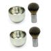 Cabilock 2-Pack Unbreakable Shaving Soap Containers | Men's Beard Shaving Tools | Travel-Friendly Shaving Cup & Bowl for Razors & Brushes - Buy Online on SooperMarket.com