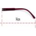 Ranara Replacement Glasses End Tips - Red Plastic Goggles & Accessories for Temporal Computing Frame Repair - Buy Online on SooperMarket.com