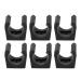 Yosoo Health Gear 6Pcs Pool Cue Carrier, Billiard Pool Holder Plastic Billiards Pool Single Holder Mini Rod Organizer Carrier Accessory