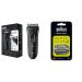Braun Series 3 Proskin razor men electric shaver with precision trimmer 3020s black & series 3 electric shavers shaving head replacement shear section 32S silver