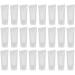 Empty portable refillable transparent plastic cosmetics bottles with a hinged lid for make-up sample travel packaging container container bottle container for shampoo facial cleaning 100ml/3.4oz