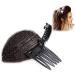 U-K 1pc Puff Hair Head Cushion Invisible Bump Up Volume Hair Base Fluffy Self Insert Hair Pad Sponge Clip Great for Women & Girls Nice and Professional