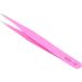 Lash Tweezers 2 Types Straight and Curved Tip Tweezers Nipper Stainless Steel Eyelashes Tweezers Accurate Portable Pincet for Eye Lashes Grafting Extension(ESD - Buy Online on SooperMarket.com