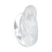 Silicone ear model human right ear model large base waterproof high simulation transparent color clear structure for the practice of ear sewing