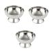 Angoily 3 STK Razor Shells for Men Care Package For Men Men's soap Razor Soul Razor Foam Shaping Dailpilator Razor Shell Razor Saling Stainless Steel Share Container Man Silverx3Stk 11x11cmx3Pcs