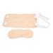 Castor oil wrap for waist and neck reusable washable leak -proof soft comfortable velvet cotton castle pack for the liver deto (pink)