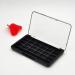 Sharplace 24 Grids Empty Eyeshadow Palette with Clear Lid - Ideal for Lipstick Blush & Powder - Black - International Shipping Available - Buy Online on SooperMarket.com