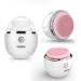 Vibrating Facial Cleansing Brush - 3-in-1 Electric Exfoliating Massager for Deep Cleaning | Waterproof & Rechargeable - White - Buy Online on SooperMarket.com