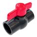 Unknown glued-in ball valve ball valve shut-off valve made of PVC-U with 2 x glued socket for 40mm pipes