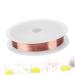 Healeved 2pcs Copper Wire Jewelry Beading Wire Diy Jewelry Nail Art Decoration Wire Jewelry Wire Copper Beading Wire Nail Art Wire Metal Bracelet Wire Nail Accessories Acrylic Nail Manicure - Buy Online on SooperMarket.com