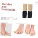 Silicone Gel Toe Protectors - 2 Pairs Soft Sleeve Covers for Runners | Hammertoe Cushion & Foot Care | 4x2.7cm - Buy Online on SooperMarket.com