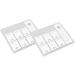 6 Color Acrylic Nail Art Display Board Sample Stand Holder for Nail Art Design with Perfect Presentation - Buy Online on SooperMarket.com