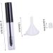 FOYTOKI 10 Pcs Eyelash Cream Bottle Storing Eyelash Cream Empty Mascara Tube Black Lid Empty Tube Funnel - Buy Online on SooperMarket.com