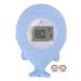 Whale Shaped Baby Bath Thermometer with Silent Alarm - Safe Water Temperature for Kids - Buy Online on SooperMarket.com