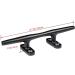 MIZUGIWA 4 Inch Boat Cleat Marine 316 Stainless Steel Open Base Deck Cleat Black - Set of 2 - Buy Online on SooperMarket.com