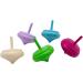 Buy GICO Onion Shape Wooden Spinning Top Set - 4 Pastel & 1 Natural - Perfect Kids' Toy | International Shipping Available - Buy Online on SooperMarket.com