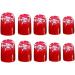JIHUOO 24 Pieces Red Short False Nails - Artificial Fingernails with Glue & Stickers for All Occasions | International Shipping Available - Buy Online on SooperMarket.com