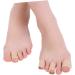 Healifty 6 Pcs Toe Cover Men's Gel Silicone Sleeves - Anti-Friction Toe Tubes & Finger Sleeves, Beige, Reusable & Cuttable - Buy Online on SooperMarket.com