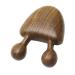 Anneome 1pc Massage Comb Muscle Roller Massager Small Massager Wooden Body Acupoint Massager Acupressure Roller Massager Wooden Acupoint Massager Green Sandalwood Whole Body Pendant
