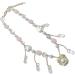Shop Oralgo's Stylish Pearl Necklace with Art Beads & Adjustable Loop Pendant - Perfect Collarbone Chain for Every Occasion - Buy Online on SooperMarket.com