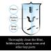 BigbigHouse Eco-Friendly Dishwasher Cleaner & Deodorizer - Removes Hard Water Stains, Detergent Buildup & Grease - 12 Tablets for Sparkling Clean & Sanitary Dishes - Buy Online on SooperMarket.com