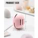 FERYES 2 PCS Makeup Sponge Holder - Silicone Beauty Blender Case for Travel - Pink & Brown - Ideal for International Shipping - Buy Online on SooperMarket.com