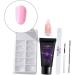 minkissy 3 Sets Nail Extension Glue Set Nail Extension Gel Kit Nail Lengthen Kit Nail Enhancement Trial Kit Gel Extension Nail Kit Nail Extension Kit Nail Tips Gel Plastic Manicure Builder - Buy Online on SooperMarket.com