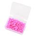 100 pieces small tooth rings non -toxic silicone rings for dental instruments code rings for marking in the hospital clinic purple