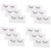 minkissy 12 Pairs Sequin False Eyelashes Pride Outfit Natural False Lashes Cosplay Colored Eyelashes Color Lashes Fake Lashes Natural Pride Makeup Imitation Miss Flash Flower Stickers - Buy Online on SooperMarket.com