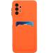 Buy Tivenfezk Nadoli Silicone Case for Samsung Galaxy A23 4G/5G - Ultra Thin Shockproof Wallet TPU Cover with Credit Card Holder - Orange - Buy Online on SooperMarket.com