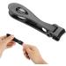 MUNEFE Nail Trimmer Stainless Steel Nail Clippers Portable Nail Clippers Suitable for Nail Salon and PERSONALLY Use(black) - Buy Online on SooperMarket.com