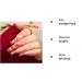 Vatocu Christmas Snowflakes Glitter False Nails - Long Xmas Press On Nails for Women and Girls (24pcs) - Buy Online on SooperMarket.com
