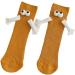 Hand in Hand Children's Socks - Magnetic Cute and Funny Yellow Fashion - 1 Pair - Buy Online on SooperMarket.com
