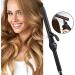 Professional 9mm Curling Wand for Long Short Hair Tourmaline Ceramic Small Barrel Hair Curler Women Men Kids Curling Iron with Adjustable Temperature DiSplay - Buy Online on SooperMarket.com